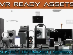 ELECTRONICS INTERIOR furniture interior vr industrial realistic prop