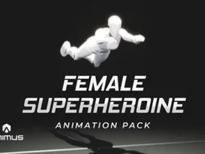 Female Superheroine Animation Pack