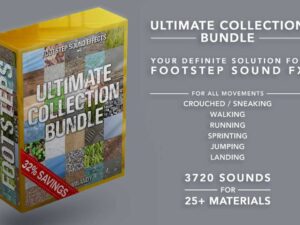 Footsteps Sound FX Ultimate Collection Bundle