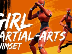 Girl Martial Arts AnimSet