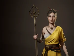 Girl Monk v001