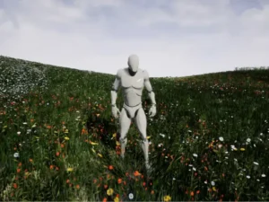 Grass with simple interaction