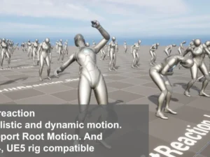 Hit Reaction Animation Pack UE4 UE5 Mannequin