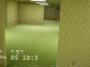Horror Game Template Backrooms Environment
