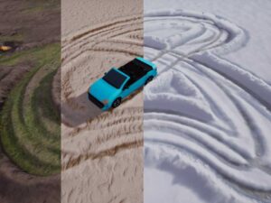 Interactive Snowfield