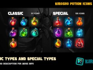 Kirosho Potion Icons Pack 1