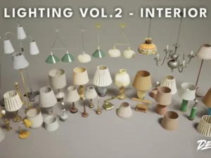 Lighting VOL 2 Interior Nanite and Low Poly