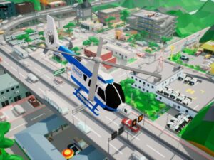 Low Poly Grid City II Environment