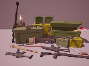 Low Poly Weapons