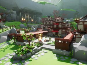 Lowpoly Style Asia Environment