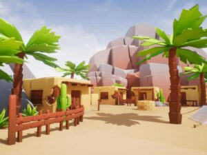 Lowpoly Style Desert Pack