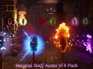 Magical Staff Auras VFX Pack