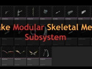 Make Modular Skeletal Mesh