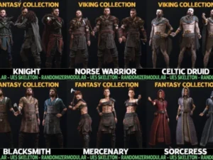 Male and Female Fantasy Character Collection