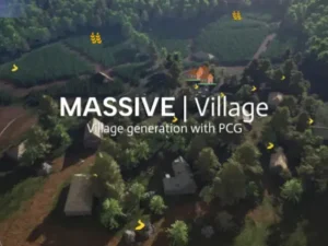 Massive Village Create villages farms and ruins with PCG