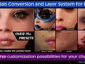 Materials Conversion and Layer System for Daz3D Imports