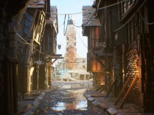 Medieval Town Street Environment Kit