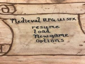 Medieval UI SFX