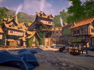 Modular Medieval Town Village Medieval Village Interiors Included