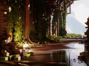 Modular Overgrown Village Buildings