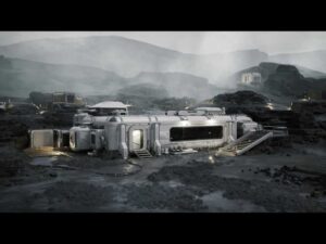 Modular Sci-Fi Indoor Outdoor environment pack Rocky Swampy Planet