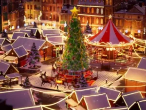 Modular Stylized Christmas Market