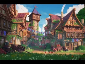 Modular Stylized Medieval Town Medieval Town Medieval Town Stylised