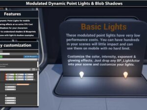 Modulated Dynamic Lights Blob Shadows