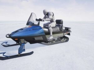 MULTIPLAYER READY SNOWMOBILE