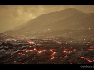 Planet Venus Landscape