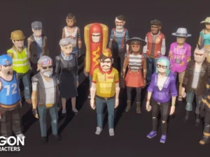 POLYGON City Characters