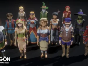 POLYGON Fantasy Characters