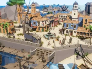 POLYGON Pirate Pack Low Poly Pirate Island Environment Characters Ships