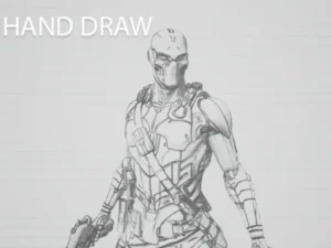 Post Process Hand Draw Outline