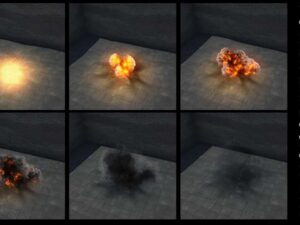 Power Explosions VFX Pack Color Explosions Dust and Sand explosions