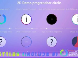 Progressive UI Progressbar circle