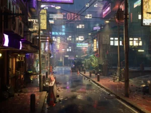 Rainy Neon Streets