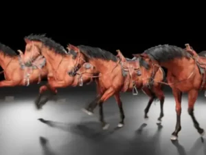 Realistic Horse with Animations