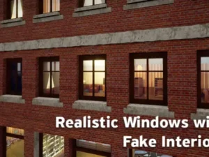 Realistic Windows with Fake interiors
