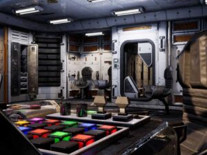 Retro Spaceship Sci-fi Modular Kit