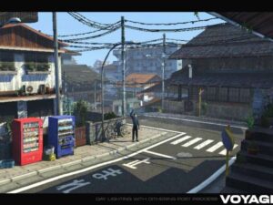 Retro Style Japanese Street