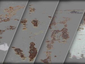 Rusty metal Decals Vol 1