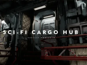 Sci-Fi Cargo Hub