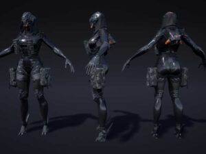 Sci-fi Character 04 Witch