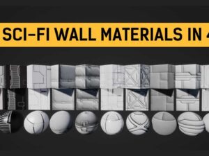 Sci-fi Materials for walls floors cells etc vol 1 by KIFIR