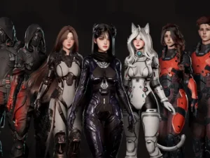 Stellar Sci-Fi Pack Male and Female Characters