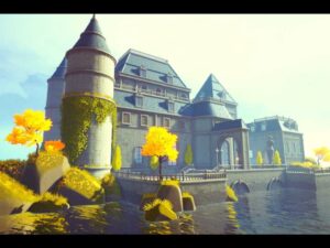 Stylized castle