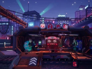 Stylized Cyberpunk Arcade Environment Cyberpunk Stylized Stylised