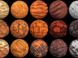 Stylized Desert Textures RPG Environment