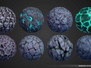 Stylized Fantasy Deadlands Materials Pack
